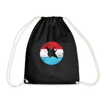 Stingray - Drawstring Bag - black - Front