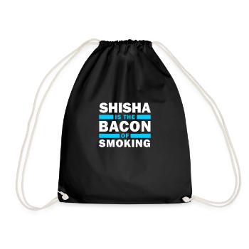 Shisha Saying Hookah Smoking Hookah Hookah - Drawstring Bag - black - Front
