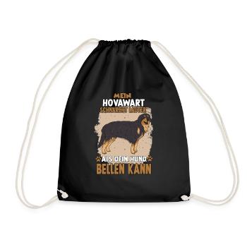 Hundehalter Training Hovawart Hundesport Hovawart - Turnbeutel - Schwarz - Vorne