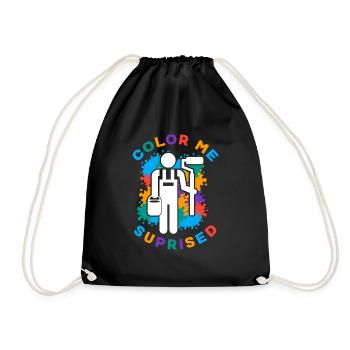Peintre Peinture Color Me Surpris - Sac de sport léger - noir - Devant