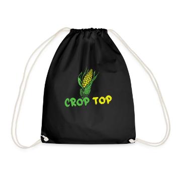 Beach 2022 Tropical Funny Corn Crop Summer - Turnbeutel - Schwarz - Vorne
