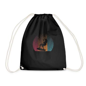 Ailes Foiling Kitesurf Kiteboard Rétro - Sac de sport léger - noir - Devant