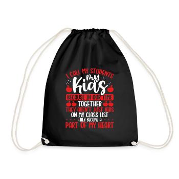 Drôle de professeur Appelez mes enfants mes élèves Enseigner - Sac de sport léger - noir - Devant