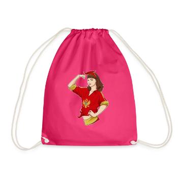 Montenegrin Girl Unbreakable I Heritage - Turnbeutel - Fuchsia - Vorne