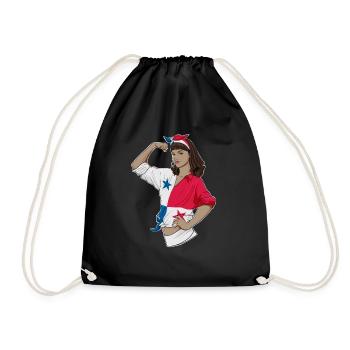 Panamanian Girl Unbreakable Panamanian Heritage - Turnbeutel - Schwarz - Vorne