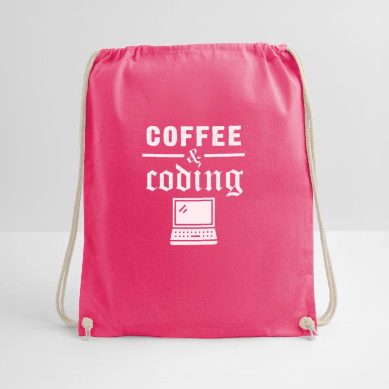 Programmer Coffee Coding Developer Computer Science Drawstring Bag