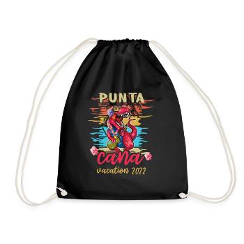 Punta Cana Vacances 2022 Tropical Hello Summer - Sac de sport léger - noir - Devant
