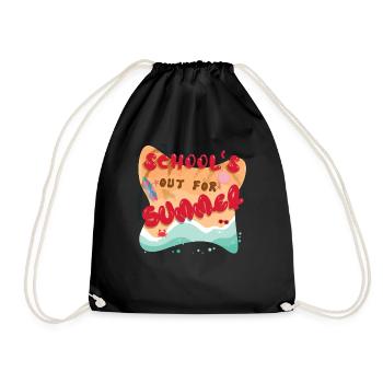 Journée d’école Sortie Bonne dernière classe été - Sac de sport léger - noir - Devant