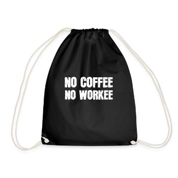 Matin Grouch Coffee Lovers Coffee Home Office Uni - Sac de sport léger - noir - Devant