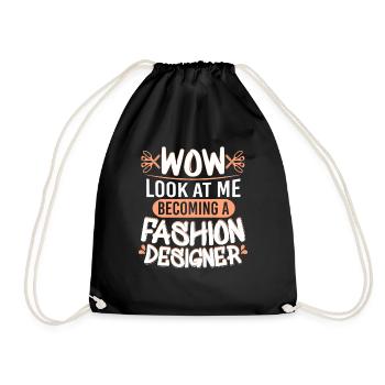Look At Me Fashion Designer - Drawstring Bag - black - Front