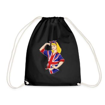 Deutsch Girl Unbreakable I Heritage United - Sac de sport léger - noir - Devant