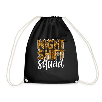Night Shift EMT Night Shift Squad Leo Paramedic - Drawstring Bag - black - Front