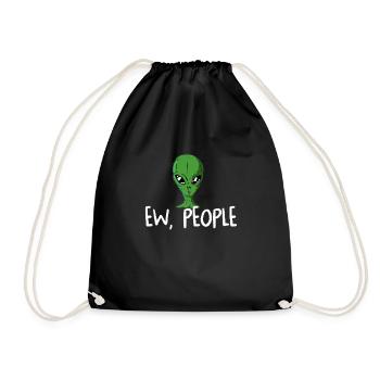 Alien - Turnbeutel - Schwarz - Vorne