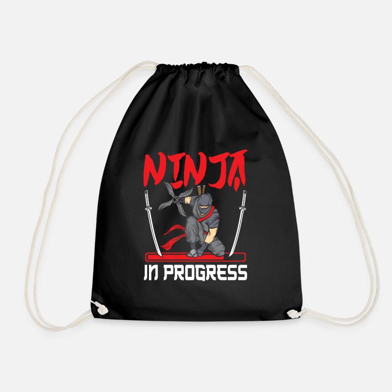 Ninja - Turnbeutel - Schwarz