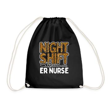 Équipe de nuit Urgence Médicale Léopard ER Infirmière Leo - Sac de sport léger - noir - Devant