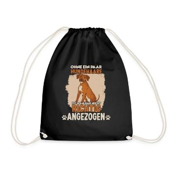 Dressage de propriétaire de chien Rhodesian Ridgeback Dogs - Sac de sport léger - noir - Devant