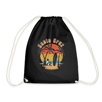 Santa Cruz Vacation 2022 Tropical Hello Summer - Turnbeutel - Schwarz - Vorne