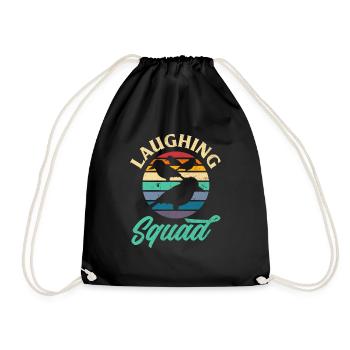 Kookaburra Birder Birdwatcher Ornithology - Drawstring Bag - black - Front