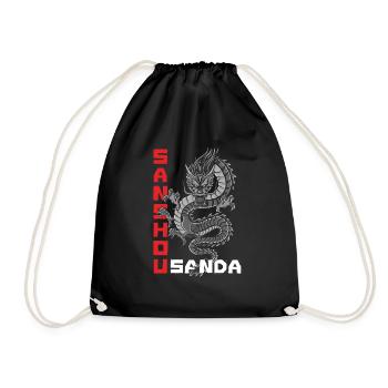 Arts martiaux chinois Boxe chinoise Sanshou - Sac de sport léger - noir - Devant