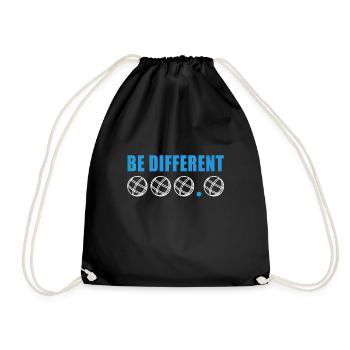 Boule Sayings Funny Boccia Club Renter Sport - Drawstring Bag - black - Front