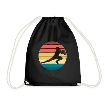 Acceptance volleyball - Drawstring Bag - black - Front