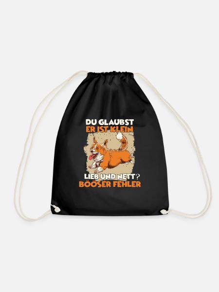 Welsh Corgi Hundeliebhaber Welsh Corgi Pembroke - Turnbeutel - Schwarz