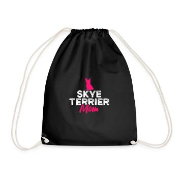 Skye Terrier mom - Turnbeutel - Schwarz - Vorne
