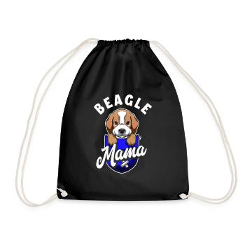 Drôle Beagle Cadeau Beagle Mama - Sac de sport léger - noir - Devant