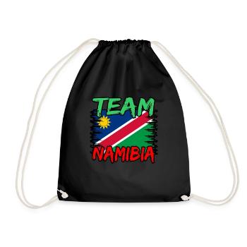 Namibia - Turnbeutel - Schwarz - Vorne