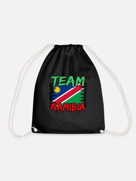 Namibia - Turnbeutel - Schwarz