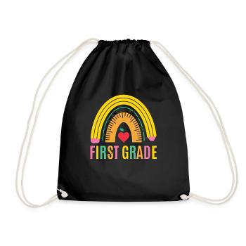Les enseignants de première année retournent à l’école - Sac de sport léger - noir - Devant