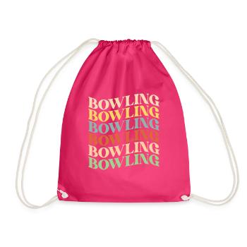 Viele Bowling - Turnbeutel - Fuchsia - Vorne