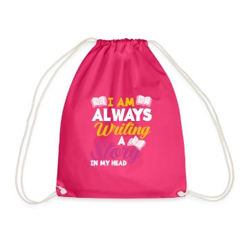 Auteur Auteur Drôle Auteur Cadeau - Sac de sport léger - fuchsia - Devant