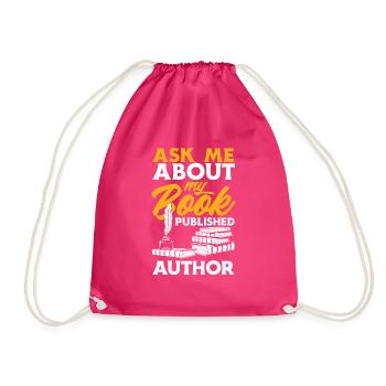 Auteur Auteur Drôle Auteur Cadeau - Sac de sport léger - fuchsia - Devant