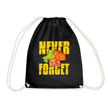 Forget Walkman Roller Blade Stereo - Drawstring Bag - black - Front
