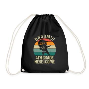 Fourth Grade Teachers for Back to School - Drawstring Bag - black - Front