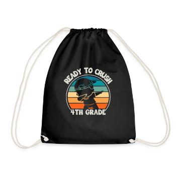 Fourth Grade Teachers for Back to School - Drawstring Bag - black - Front