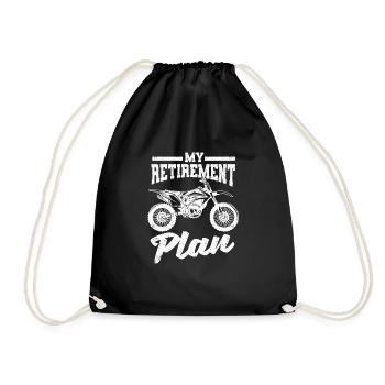 Drôle Dirt Bike Motocross Dirtbike Bikers My - Sac de sport léger - noir - Devant