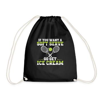 Funny If You Want A Soft Serve Go Get Ice Cream - Sac de sport léger - noir - Devant
