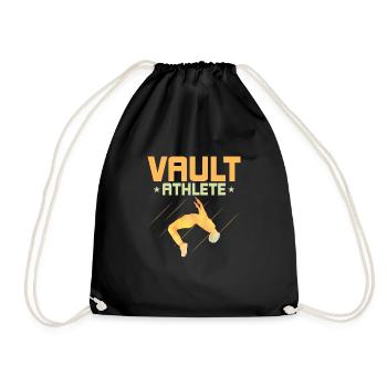 Vault Athlete Traceur Parkour - Turnbeutel - Schwarz - Vorne