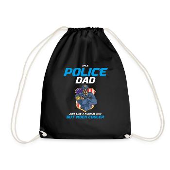 I'm A Police Dad Just Like A Normal Dad - Sac de sport léger - noir - Devant