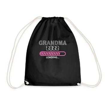 Grandma 2022 Loading, Future Grandmother - Sac de sport léger - noir - Devant