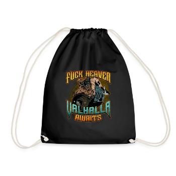 Norse Viking Mythology Design for Viking Warriors - Turnbeutel - Schwarz - Vorne