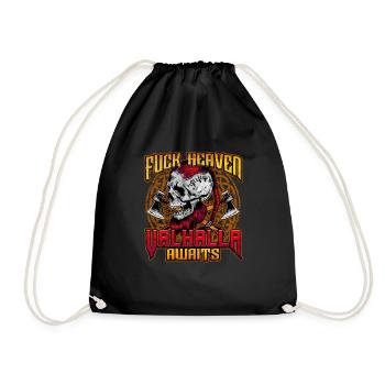 Norse Viking Mythology Design for Viking Warriors - Turnbeutel - Schwarz - Vorne