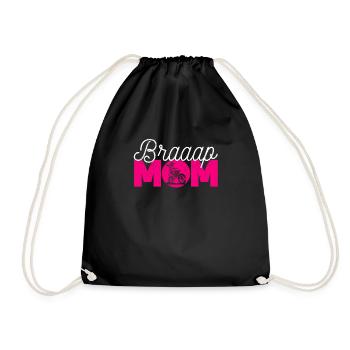 Motocross Girls MX Dirt Bike Girls Dirt Bike - Drawstring Bag - black - Front