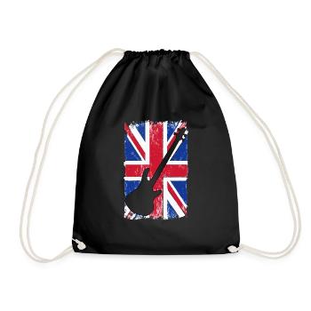Platinum Jubilee Union Jack Best Bass Player - Turnbeutel - Schwarz - Vorne