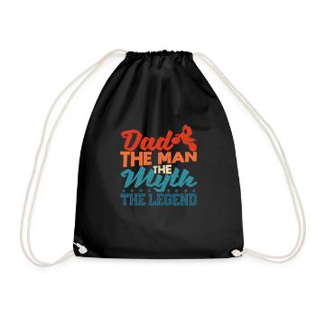 Papa L’Homme Le Mythe La Légende Dirt Bike Moto - Sac de sport léger - noir - Devant