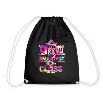 Smartest in the Class Back to School - Drawstring Bag - black - Front