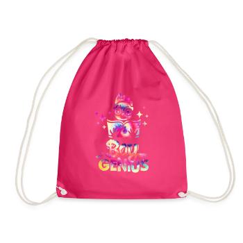 Boy Genius Zurück zur Schule - Turnbeutel - Fuchsia - Vorne