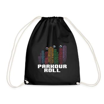 Parkour Freerunning Traceur - Turnbeutel - Schwarz - Vorne
